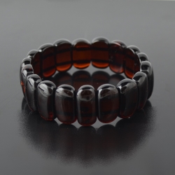 Cherry massive amber bracelet